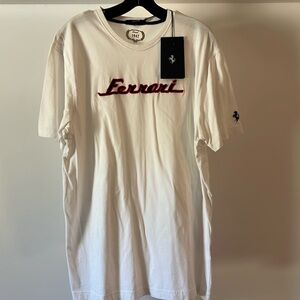 Ferrari embroidered T-shirt, extra large